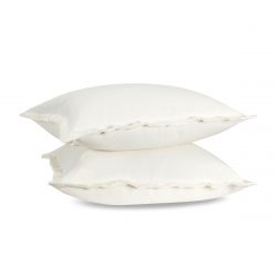 Chalk Frayed Euro Pillow